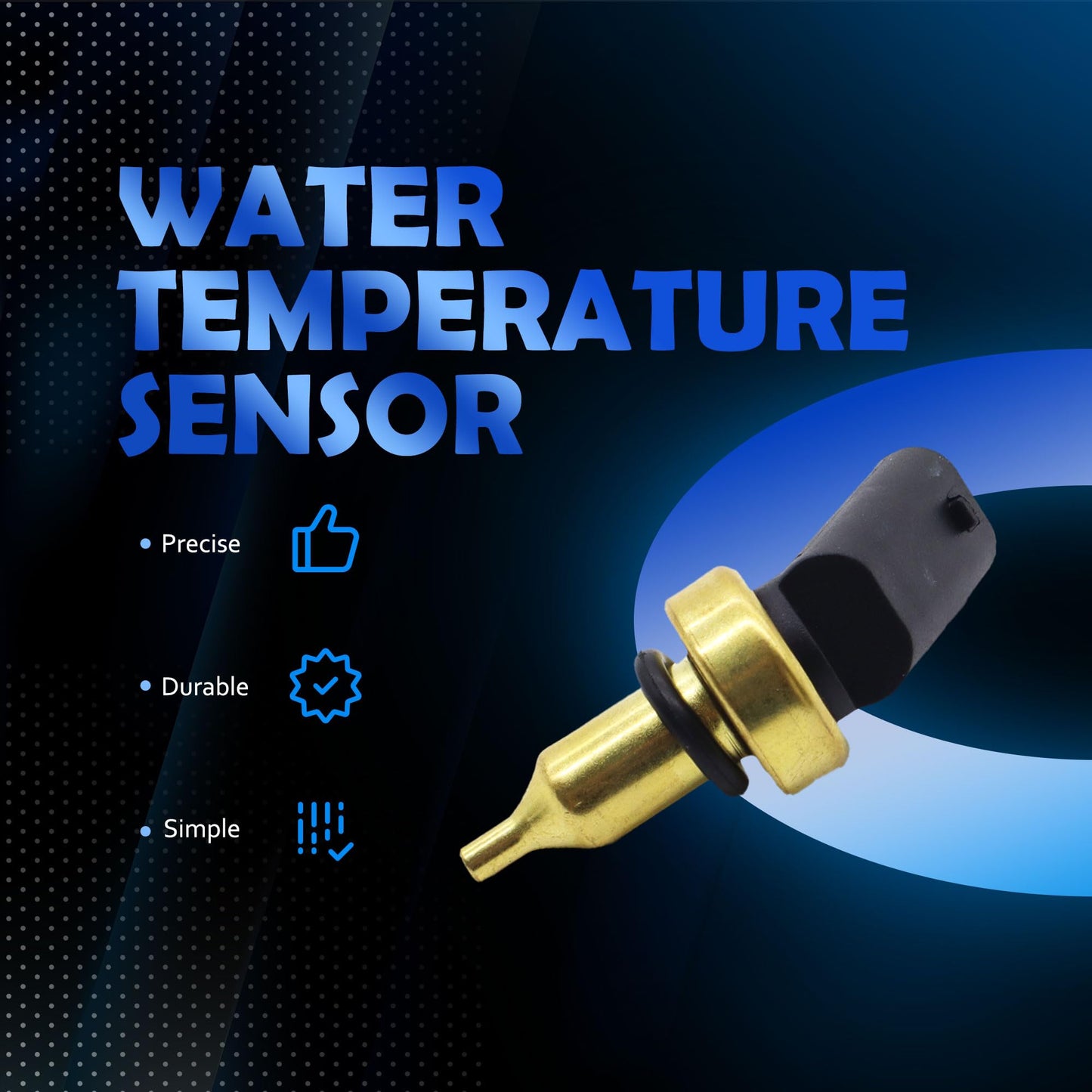 HiSport Engine Coolant Temperature Sensor - Compatible with Mini Replaces 13628602086 2112071 73390 8602086