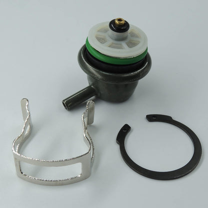 HiSport 217-3073 Fuel Injection Pressure Regulator - Kit with Clip and Snap Ring Compatible with Buick Rainier, Cadillac Escalade, Chevrolet Avalanche 1500 2500, GMC C2500 Pickup Yukon XL, Hummer H2