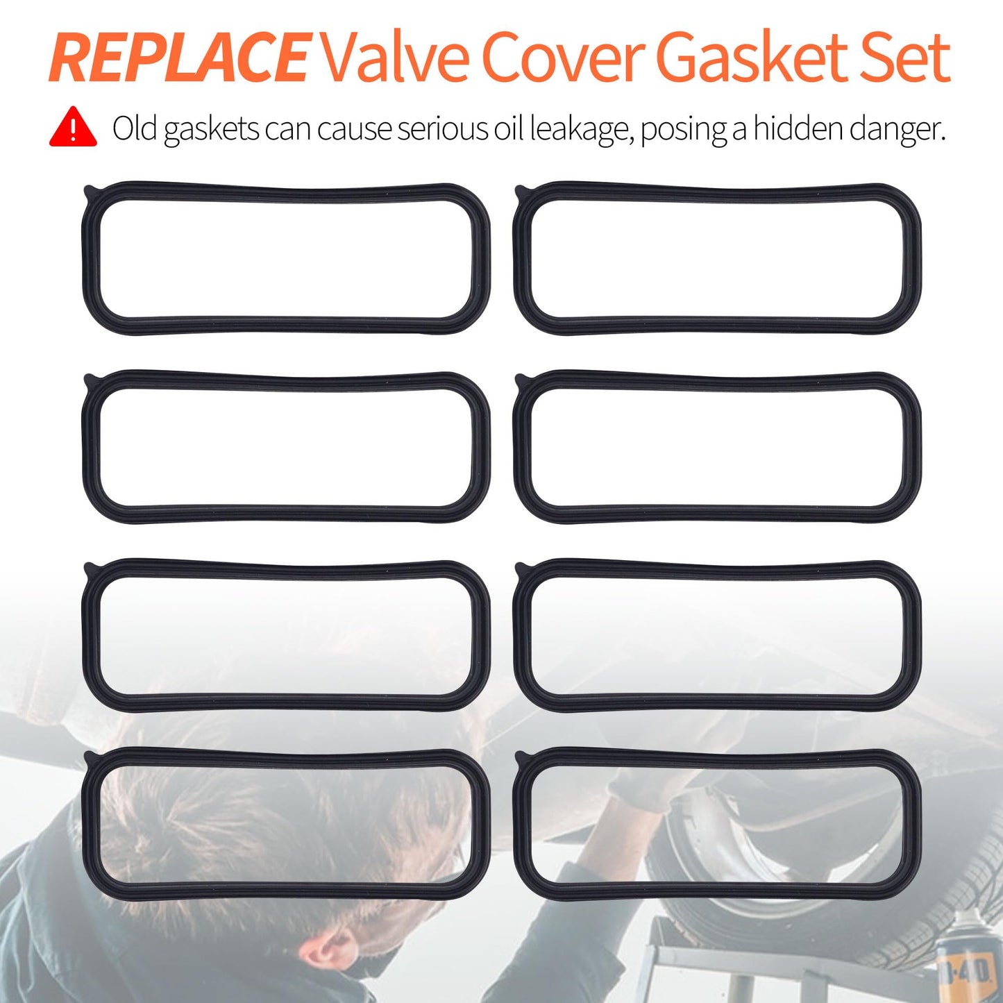 HiSport Fast LSX LS1 LS6 Intake Manifold Seal Orings Gasket Set Compatible with Camaro Corvette LS GTO LM7 LR4 LQ4 L59 LQ9 LM4 L33 Gen III FBody C5 G8 551281 5.7L