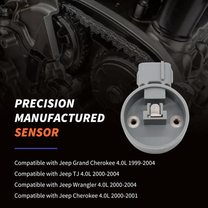 HiSport Camshaft Position Sensor - Compatible with Jeep Grand Cherokee 1999-2004 TJ 2000-2004 Wrangler 2000-2004 Cherokee 2000-2001 4.0L - Replace 917-727