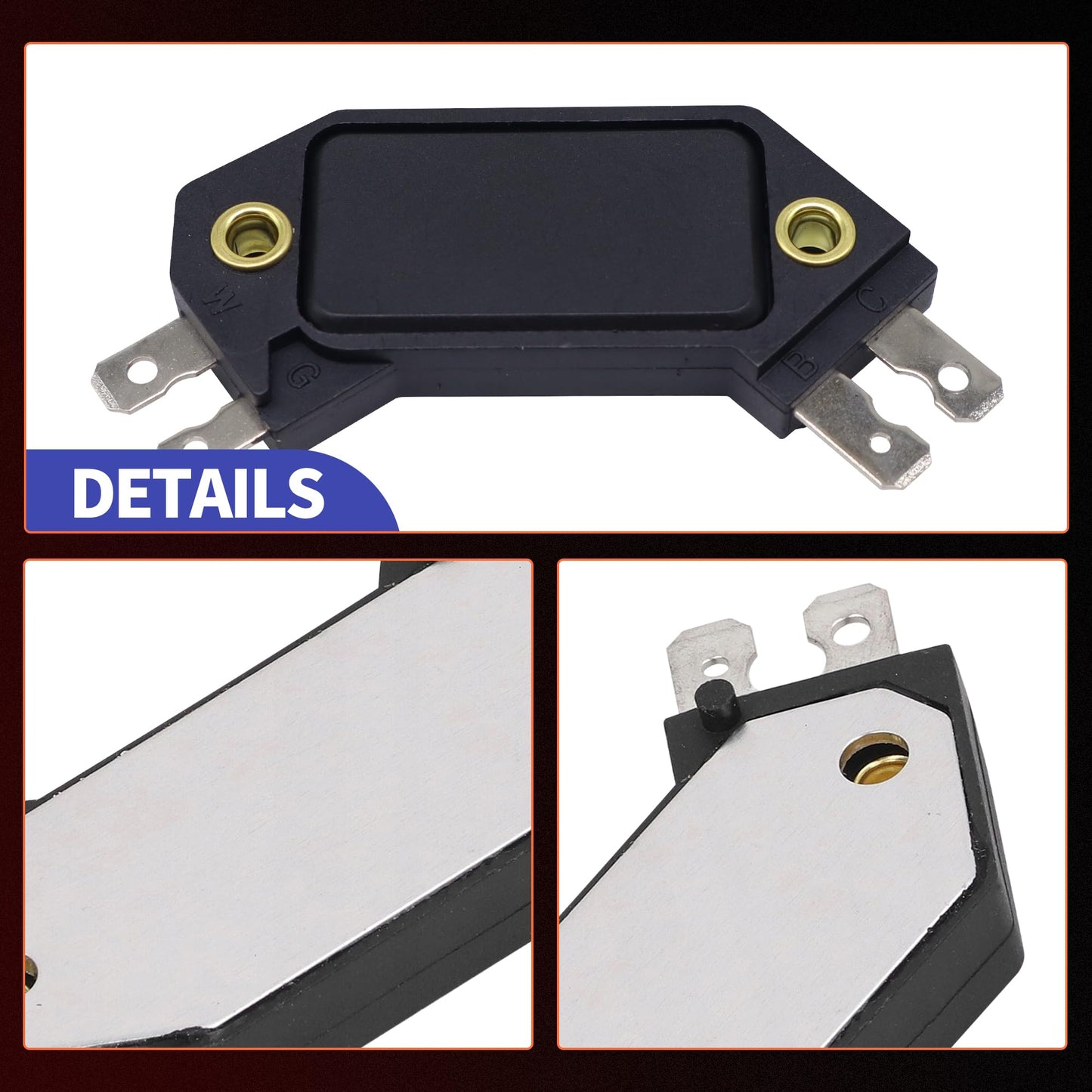 HiSport Ignition Control Module - Compatible with Jeep GMC Lancia Replaces 10482820 1875990 19180771 D1906 DS10071 DR100