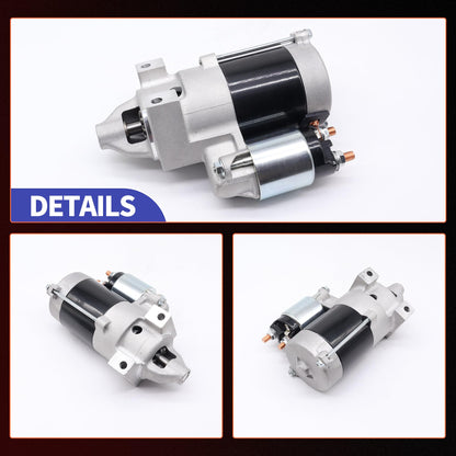 HiSport 2509809 Starter Motor 12V 0.8Kw 10-Tooth - Compatible with Kohler Engine Models 15HP 16HP 17HP 18HP 19.9HP 20HP 21HP 23HP 25HP 27HP 28HP 30HP 31HP - Replace 2509821S 2509811S