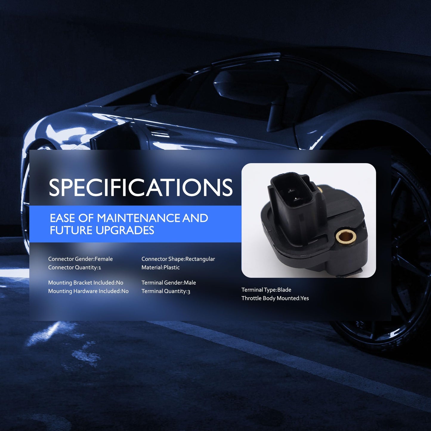 HiSport Throttle Position Sensor Comaptible with Chrysler Caravan 2000-2005,Pacifica 2004-2006,Town & Country 2001-2007,Comaptible with Dodge Plymouth