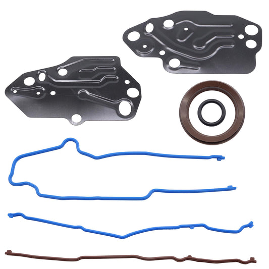 HiSport TCS46078 Timing Cover Gasket Set - Compatible with Ford Expedition F-150 F-250 Super Duty F-350 Super Duty Compatible with Lincoln Mark LT Navigator 5.4L Engine Undergasket