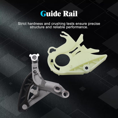 HiSport Engine Oil Pump Timing Drive Chain Set - Compatible with BMW 320i 328i xDrive 428i 528i X1 xDrive28i X3 xDrive28i X4 xDrive28i - Replace 11417605366 11417605367