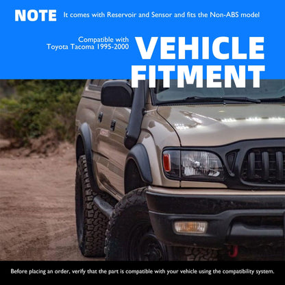 HiSport 4720104030 Brake Master Cylinder with Reservoir and Cap Compatible with Toyota Tacoma 1995 1996 1997 1998 1999 2000 Replace M390285