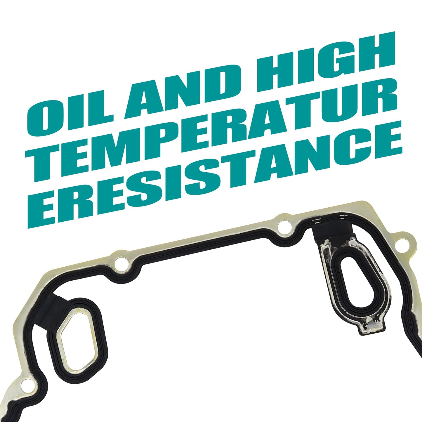 HiSport 24435052 Timing Cover Gasket Set - Compatible with Chevrolet Captiva Cobalt Equinox HHR Impala Malibu Orlando GMC Terrain Buick Allure Lacrosse Regal Verano 2005-2017 2.0L 2.4L Engine