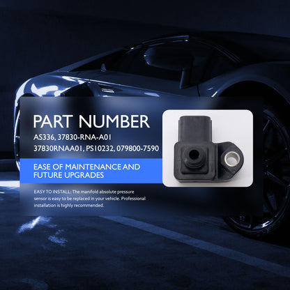 HiSport MAP Manifold Absolute Pressure Sensor - Compatible with Acura Honda Replaces 37830-RNA-A01 079800-7590