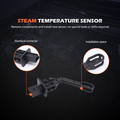 HiSport Engine Intake Manifold AC Evaporator/Interior Temperature Sensor 2 PIN Compatible with Mercedes-Benz C230, C240, C250, C280, C300, E250, E320, 2208300772 8K0820539 05103937AB 68040532AA