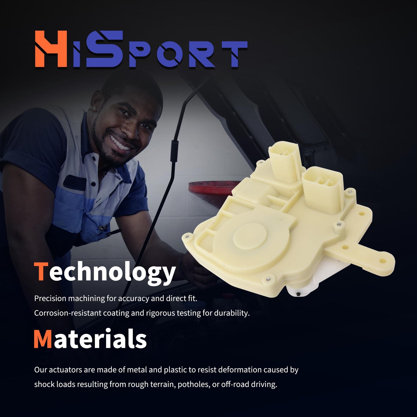 HiSport 72155S5AA01 Door Latch Lock Actuator Front Left Driver Side - Compatible with Acura CL MDX TL Compatible with Honda Accord Civic CR-V Fit Insight Odyssey 5-Door S2000 1998-2009