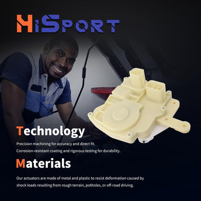 HiSport 72155S5AA01 Door Latch Lock Actuator Front Left Driver Side - Compatible with Acura CL MDX TL Compatible with Honda Accord Civic CR-V Fit Insight Odyssey 5-Door S2000 1998-2009