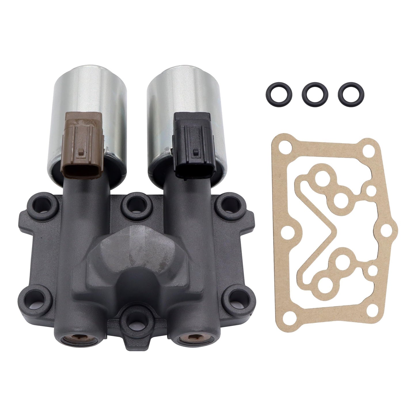 HiSport Transmission at Clutch Dual Linear Shift Solenoid Valve Compatible with 2006 2007 2008 2009 2010 2011 Honda Civic Replacement for OEM 28260-RPC-004, 28250-RPC-003,28260RPC004,28250RPC003