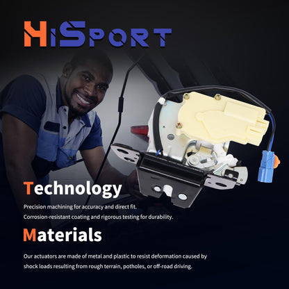 HiSport Rear Trunk Latch Tailgate Door Lock Actuator 74801-SAA-E21 Compatible with Honda Fit 2007-2008 1.5L Hatchback
