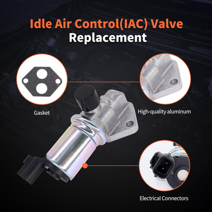 HiSport AC290 Idle Air Control(IAC) Valve - Compatible with Ford Explorer 1998-2000 Ranger 1998-2000 Mazda B4000 1997-2000 Replaces 2H1179 2152065 96TF9F715AB