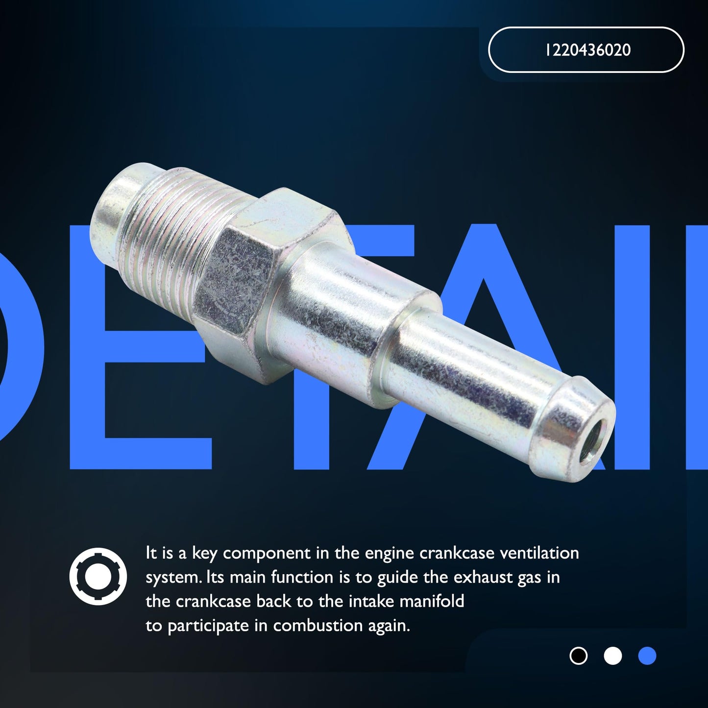 HiSport PCV Valve - Compatible with Lexus NX300h ES300h Compatible with Scion tC Compatible with Toyota Highlander Avalon RAV4 Camry Venza Sienna 2009-2021 - Replace 1220436020