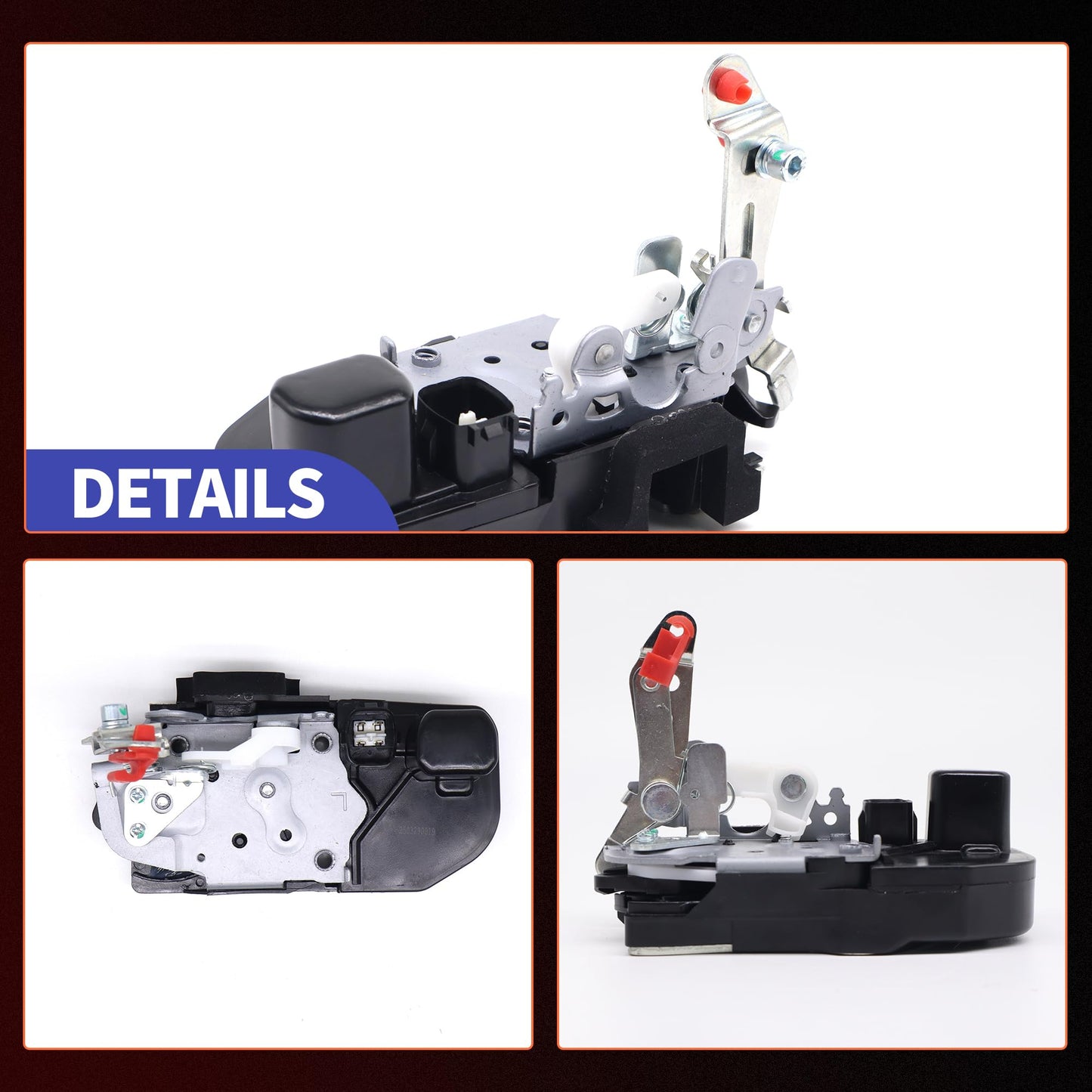 HiSport Rear Tailgate Side Door Latch Lock Actuator 931-713 Compatible with Jeep Liberty 2003-2007 Sport Utility Rear Tailgate Replaces 55360641AA 55360641AB 55360641AE