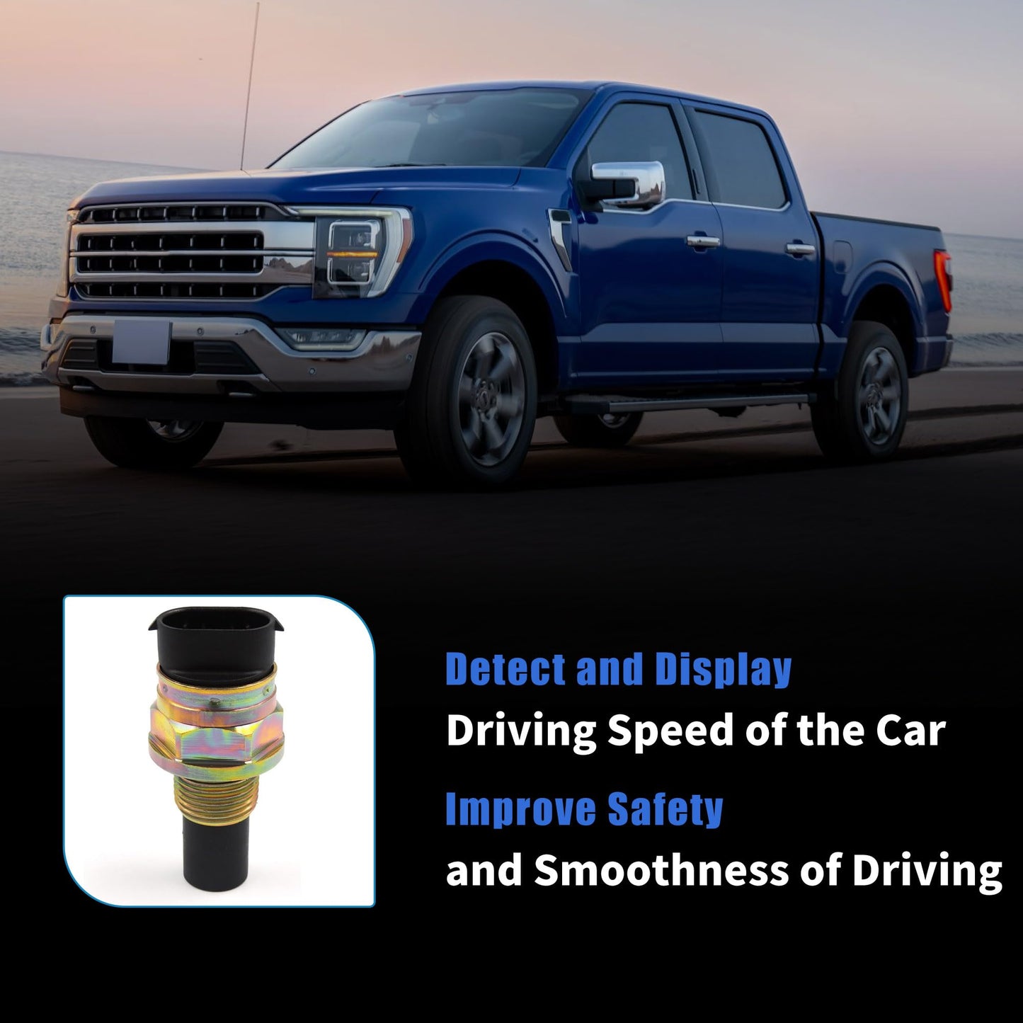 HiSport 15547452 Transmission Output Speed Sensor - Vehicle Speed Sensor (VSS) - Compatible with Chevy GMC Cadillac Yukon Suburban Blazer 1987-2006 - Replace 028727 12215001 SC131 5S4668