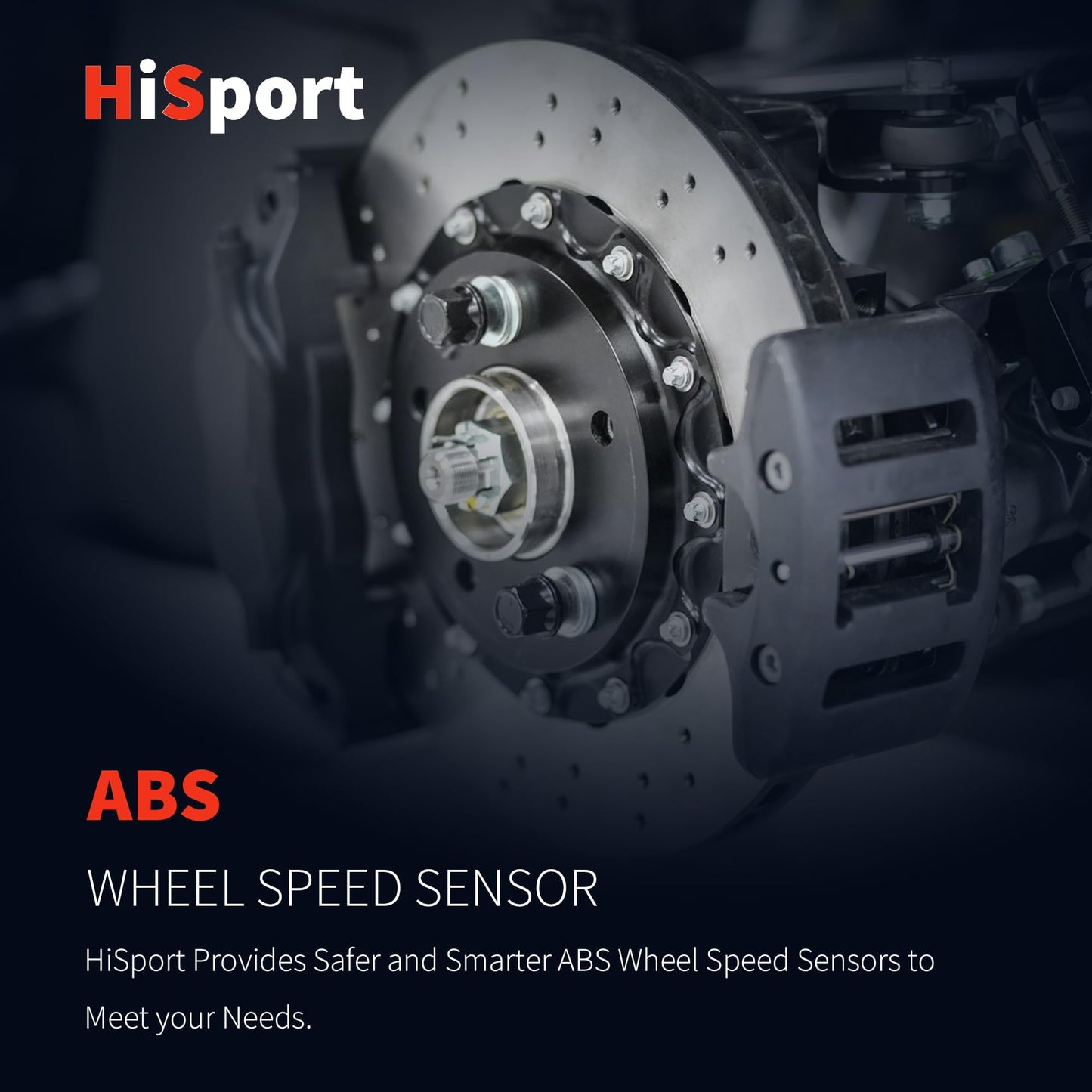 HiSport 2PCS ABS Wheel Speed Sensor Rear Driver and Passenger Side Compatible with BMW ActiveHybrid 3 M235I 118I 120I 220I 228I 230E 320I 328D 328I 330E 330I 335I 335IS 440I Replacement for ALS2724