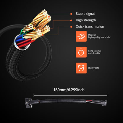 HiSport Fuel Injector Connectors Adapters Compatible with Delphi Wire Harness to EV1 LQ4 LQ9 4.8 5.3 6.0
