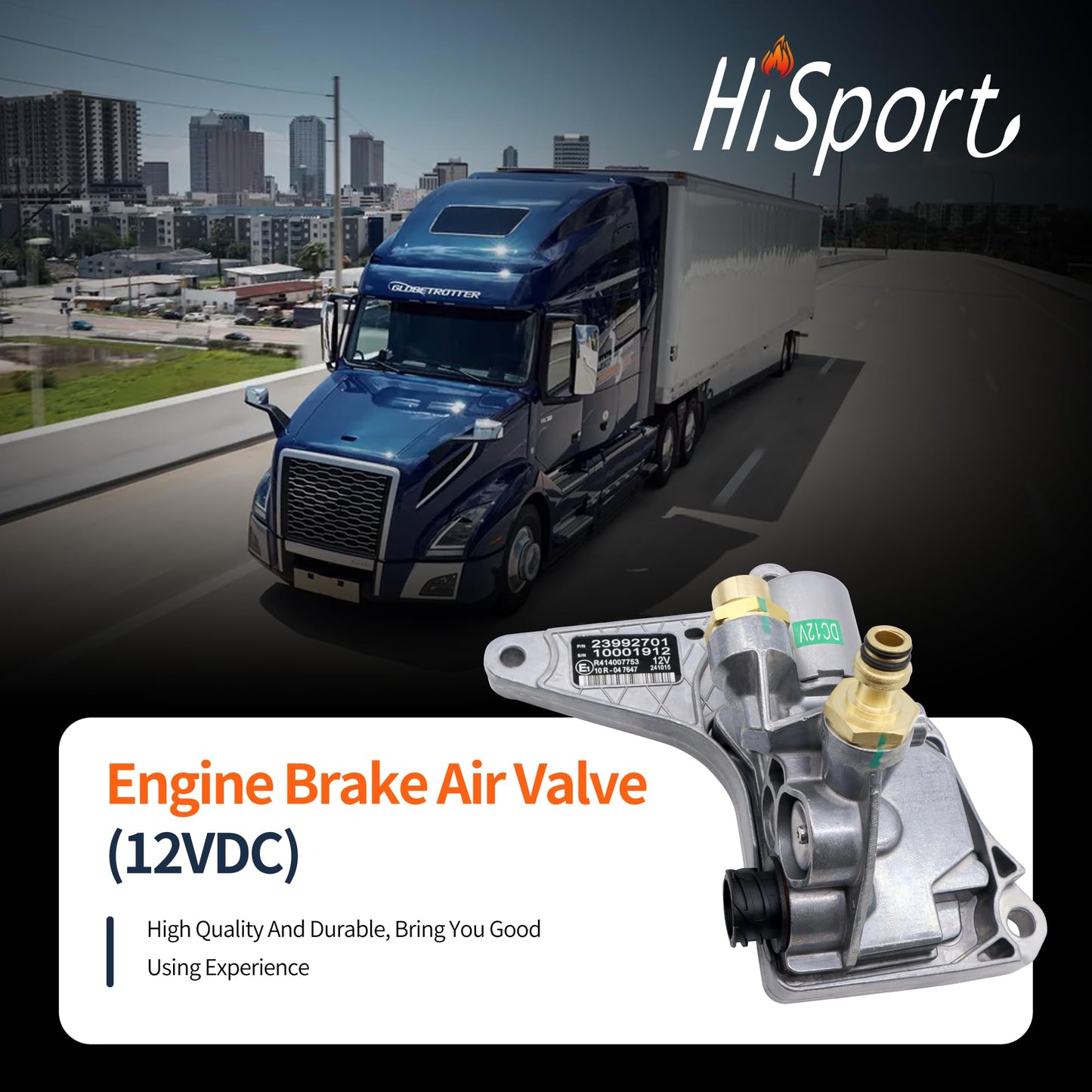 HiSport Engine Brake Air Valve 20512834 Compatible with Mack and Volvo Truck D12 Replaces 23992701 21369922