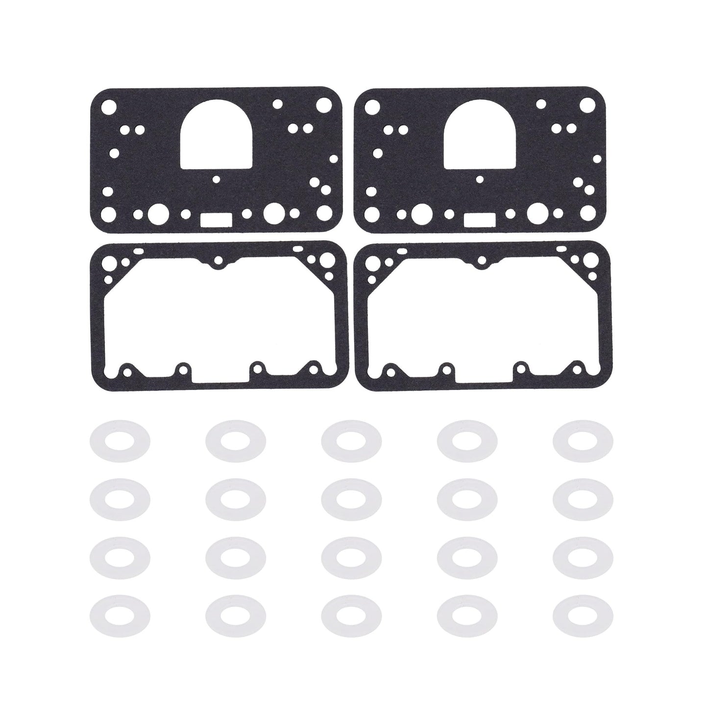HiSport Carburetor Fuel Bowl Gasket Kit - Compatible with Holley Carburetor 2300 4150 4160 4165 4500 - Replace 108-200