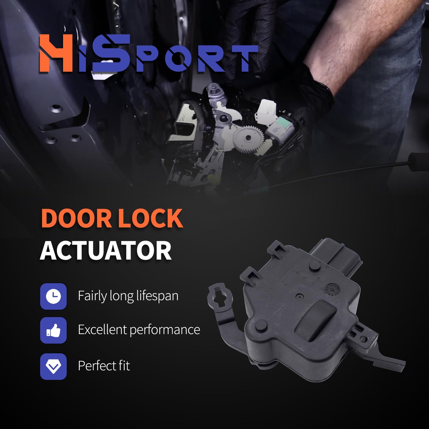 HiSport 746-260 Trunk Latch Tailgate Door Lock Actuator Compatible with Jeep Grand Cherokee 4.0L 4.7L 1999 2000 2001 2002 2003 2004 Replacement for 746260 5018479AA 5018479AB 5086388AA SK746260