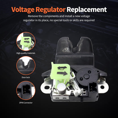 HiSport Rear Tailgate Lock Actuator Trunk Latch 81230-C1500 Compatible with Hyundai Sonata Sedan 2018 2019 Replacement for 81230C1500