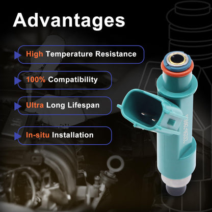 HiSport Fuel Injectors 23250-28080 Compatible with Toyota Matrix Highlander RAV4 Solara,Replacement for Scion TC XB 2.4L L4