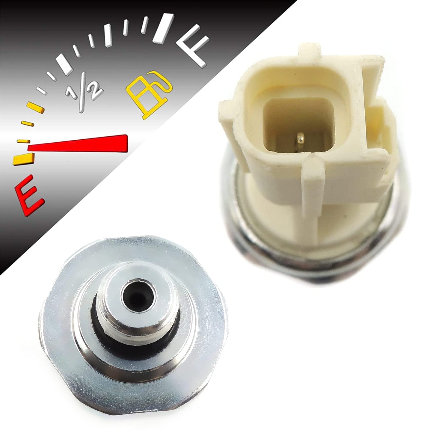 HiSport Oil Pressure Sensor Switch SW5267 F81Z-9278-AA Compatible with Ford F-250 F-350 F-450 F-550 E-350 E-450 Super Duty PS314,Replacement for Powerstroke Diesel 1999-2010 7.3L 6.0L 6.4L