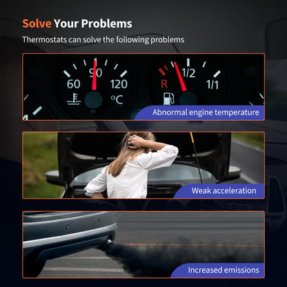 HiSport 902-800 Thermostat Housing Assembly - Compatible with Chevy Trailblazer 2002-2009 Trailblazer EXT 2002-2006 | GMC Envoy 2002-2009 Envoy XL 2002-2006 Envoy XUV 2004-2005