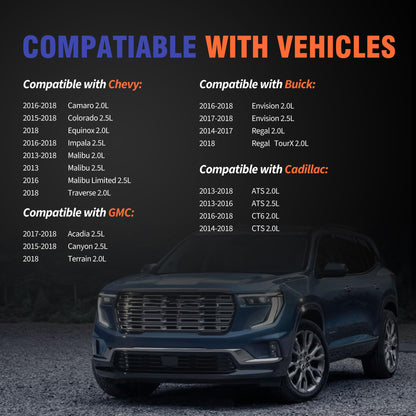 HiSport Valve Cover Gasket Seal - Compatible with Buick Envision Regal TourX Cadillac ATS CT6 CTS Chevy Camaro Malibu Limited Traverse GMC Acadia Canyon 2.0L 2.5L 2013-2018 - Replace 12635953