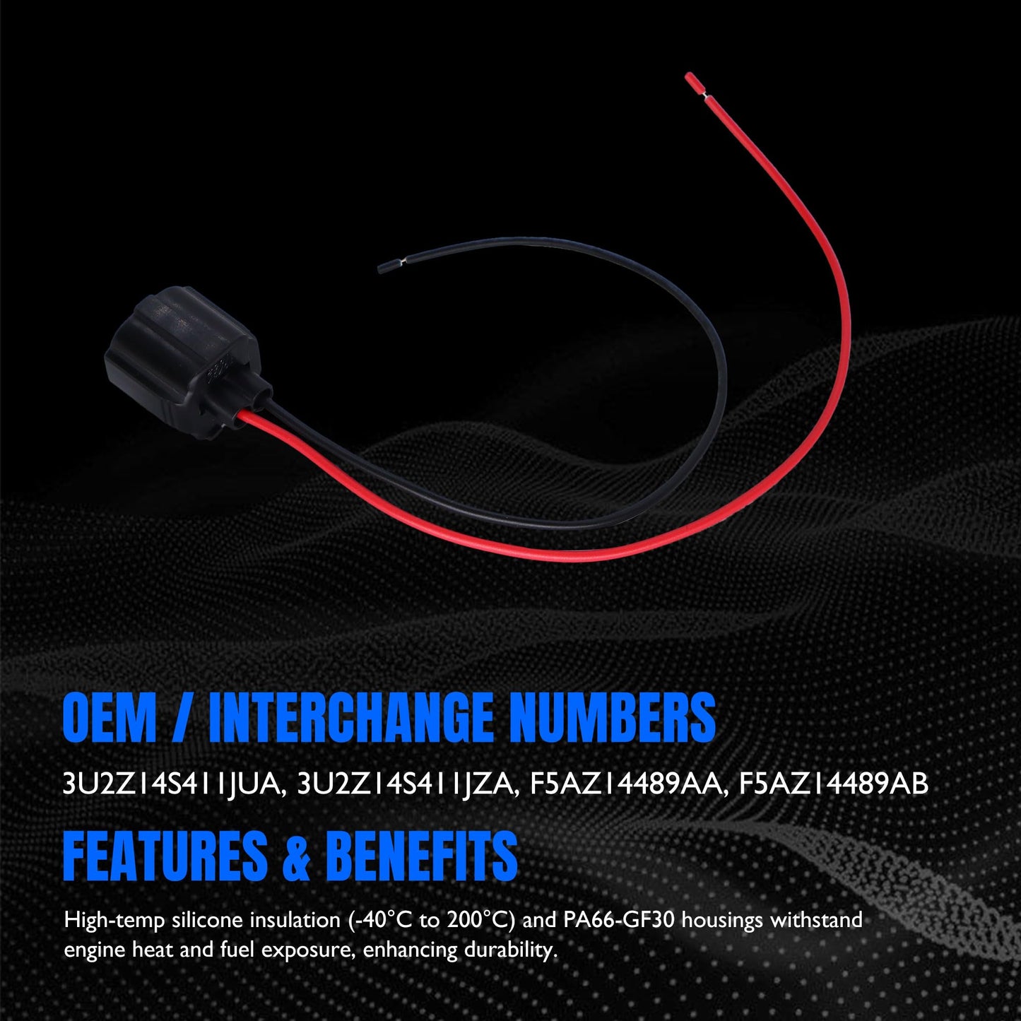 HiSport 3U2Z14S411JUA Vapor Canister Vent Valve/Solenoid Connector Compatible with Ford Mustang E-150 F-150 250 350 450 550 650 750, Jaguar, Lexus, Lincoln, Mazda, Mercury, Suzuki, Toyota 4Runner