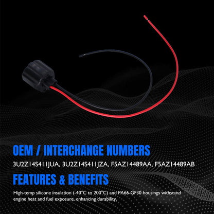 HiSport 3U2Z14S411JUA Vapor Canister Vent Valve/Solenoid Connector Compatible with Ford Mustang E-150 F-150 250 350 450 550 650 750, Jaguar, Lexus, Lincoln, Mazda, Mercury, Suzuki, Toyota 4Runner