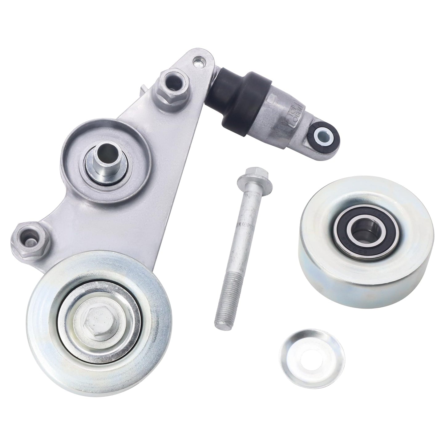 HiSport 39092 Drive Belt Tensioner Assembly with Pulley Compatible with Honda Odyssey 2005-2010, Pilot(06-08 FWD) 2006-2011 Accord Crosstour 2010, Accord 2008-2010, Only for V6