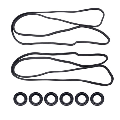 HiSport Valve Cover Gasket - Compatible with Toyota Avalon Camry Highlander RAV4 Sienna Venza Highlander Lexus ES350 RX350 RX450H Lotus Evora Evora 3.5L V6 2005-2016 - Replace VS50682R