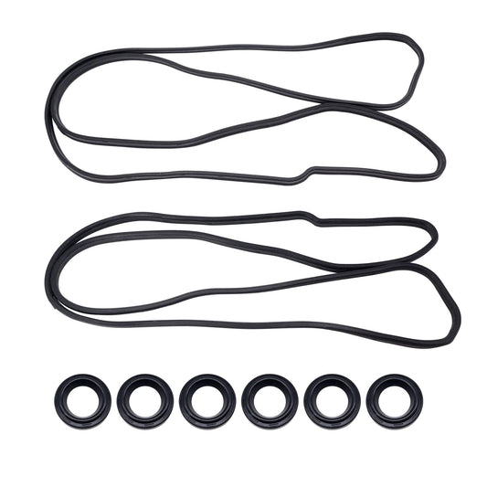 HiSport Valve Cover Gasket - Compatible with Toyota Avalon Camry Highlander RAV4 Sienna Venza Highlander Lexus ES350 RX350 RX450H Lotus Evora Evora 3.5L V6 2005-2016 - Replace VS50682R