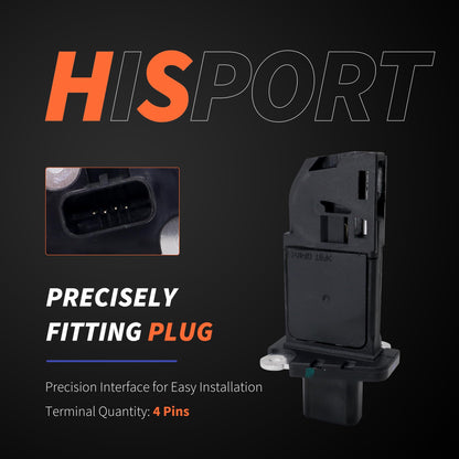 HiSport BR31-12B579-AA Mass Air Flow Sensor - Compatible with Ford E-350 E-450 Expedition Explorer Lincoln Makr LT MKS MKT Navigator Replaces BR3Z-12B579-A