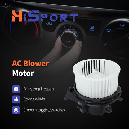 HiSport HVAC Heater Blower Motor Assembly 700248 Compatible with Mercedes-Benz C250 C300 C350 C63 E300 E350 E550 E63 GLK250 GLK350 SLS AMG, Replacement for PM4030, MB3126112, 2048200208