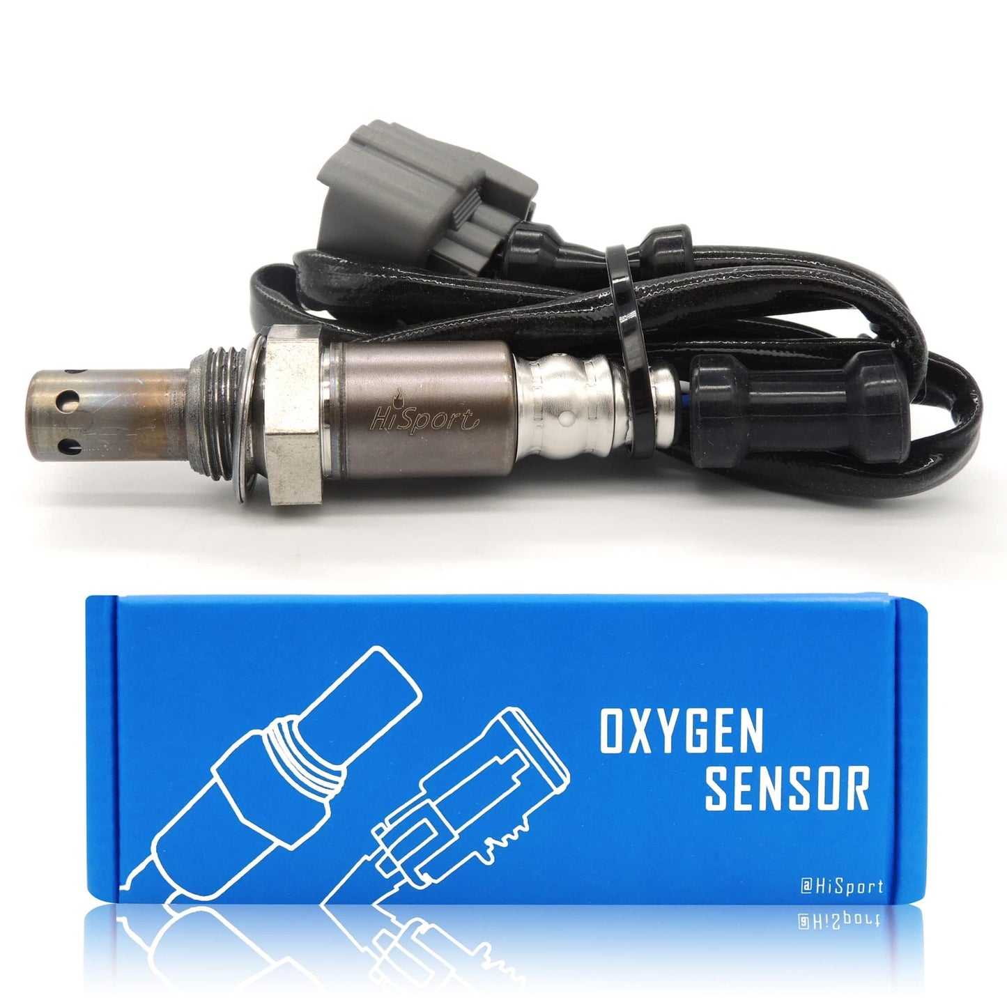 HiSport Oxygen Sensor - Upstream Heated O2 Sensor, 4-Wire Air Fuel Ratio Sensor Compatible with Honda Accord 2.4L 2003, 2004, 2005, 2006, 2007 Replacement for 234-9040