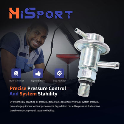 HiSport Fuel Injection Pressure Regulator PR4043 Replacement for Toyota 4Runner Pickup 1988 1989 1990 1991 1992 1993 1994 1995 T100 1992 1993 1994, 3.0 Bar