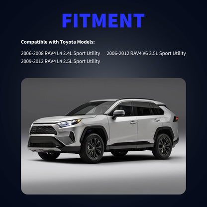 HiSport Front ABS Wheel Speed Sensor Left & Right Compatible with Toyota RAV4 2006-2008 L4 2.4L,2.5L 2009-2012,3.5L V6 2006-2012 Replaces 8954342050, 895430R010