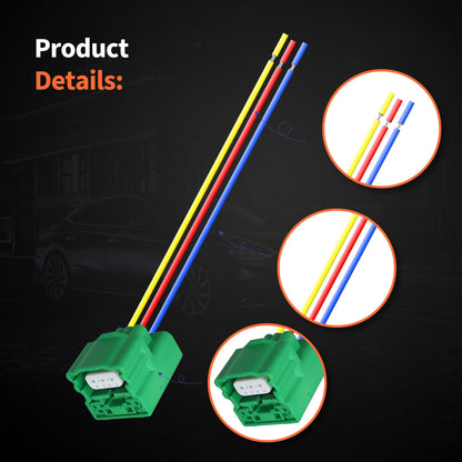 HiSport Crankshaft Position Sensor Camshaft Sensor Connector Compatible with Nissan Infiniti FX35 M35 G35 I35 Maxima Murano 350Z Altima Quest 2002-2008 Replace 907-716 917-707 917-704