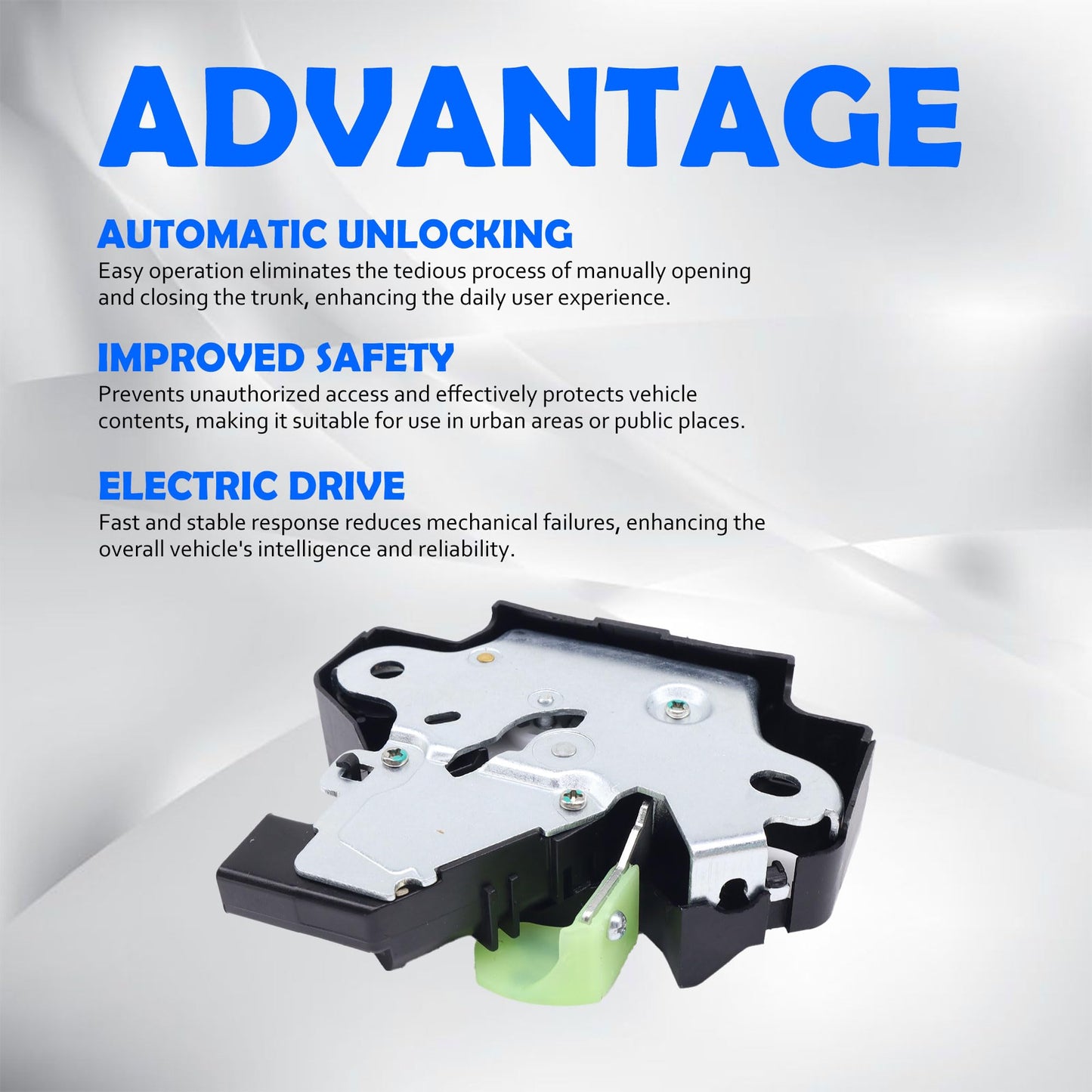 HiSport Tailgate Trunk Latch Lock Actuator - Compatible with Toyota Corolla 2015 2016 2017 2018 2019 Replaces 64610-02171