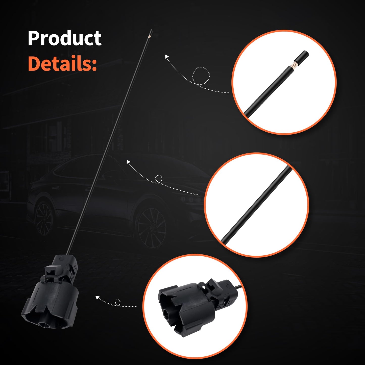 HiSport Knock Detonation Sensor Connector Wiring Harnesses 12051234 12126456 12102621 12146549 Compatible with Acura Buick Cadillac Chevrolet GMC Honda Hummer Isuzu Oldsmobile Pontiac Saturn