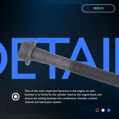 HiSport Engine Cylinder Head Bolt Set - Compatible with Ford Ranger Explorer Explorer Sport Trac Mustang Compatible with Mazda B4000 Compatible with Mercury Mountaineer - Replace ES72171