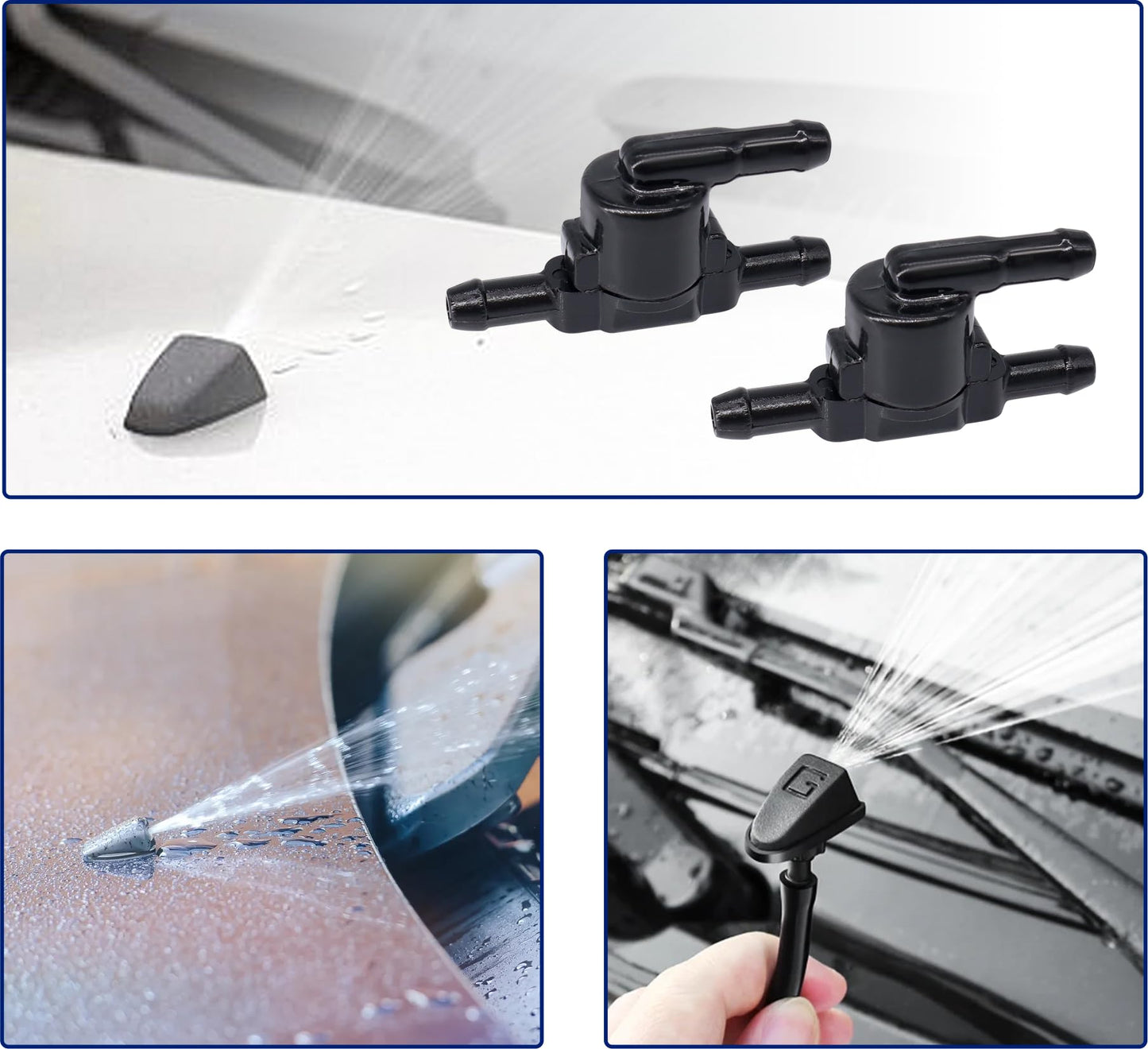 HiSport 85321-28020 Wiper Washer Windshield Check Valve - Compatible with Lexus Scion Toyota CT200h ES300h ES350 GS F GS200t GS350 GS450h GS460 GX460 2006-2019