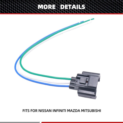HiSport BBM4-61-503A A/C Refrigerant Pressure Switch Connector Compatible with Chevrolet City Express, Infiniti EX35 EX37 FX35 G20 G25, Mazda 3, Mitsubishi Eclipse, Nissan 350Z 370Z Altima Armada