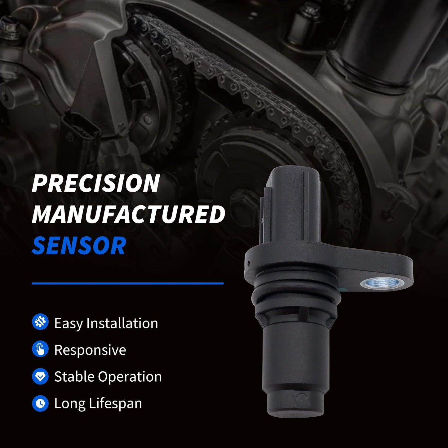 HiSport 9091905060 Camshaft Position Sensor Compatible with Toyota 4Runner 2005-2013, Lexus CT200h 2011-2013, Scion iQ 2012-13, Tacoma, Venza, Sienna, Rav4, Prius, Matrix, Land Cruiser, Highlander