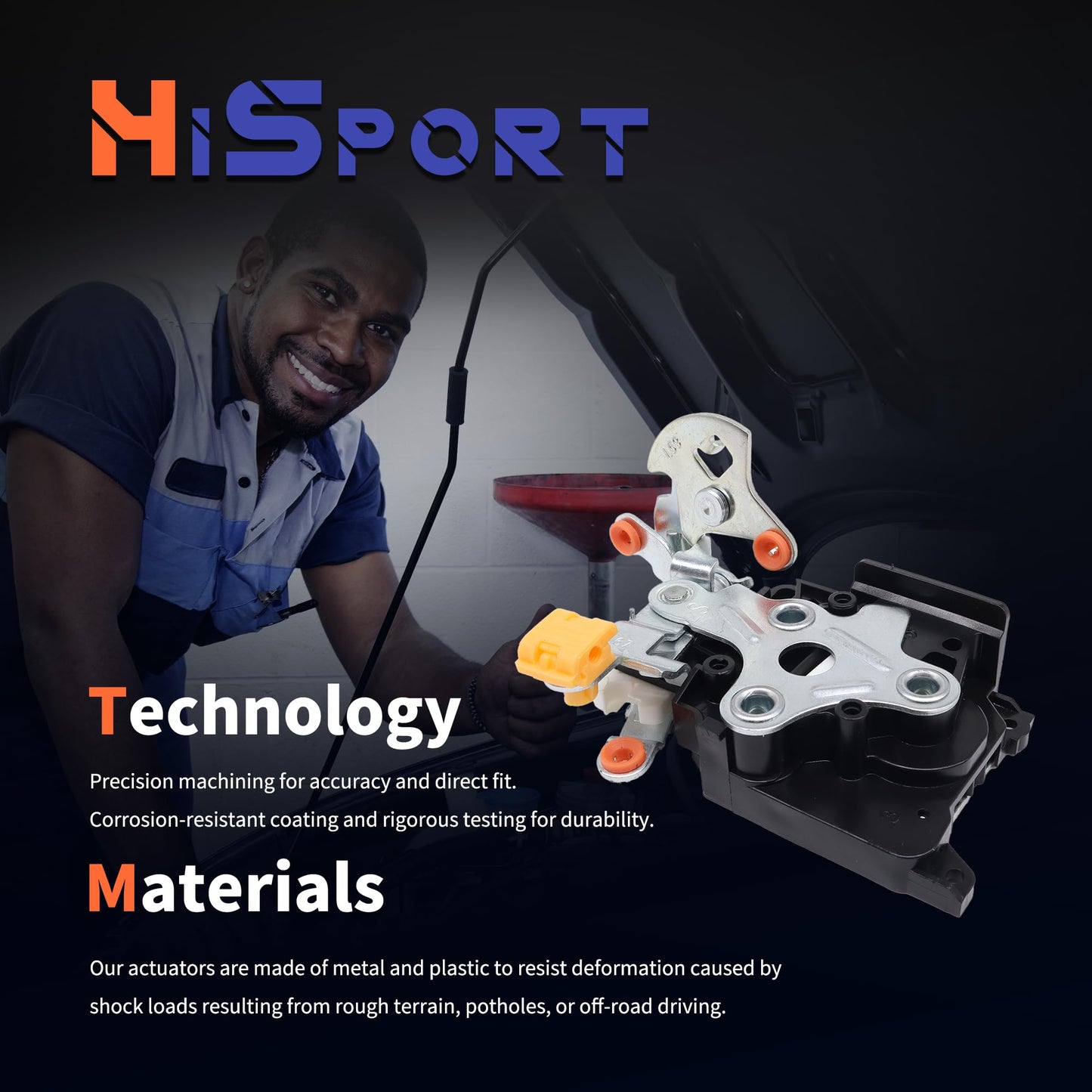 HiSport Door Latch Assembly LH Left Driver Front 15111447 Replacement for Buick Cadillac Chevy GMC Sonoma S10 Pickup Caprice Deville Roadmaster Cruiser