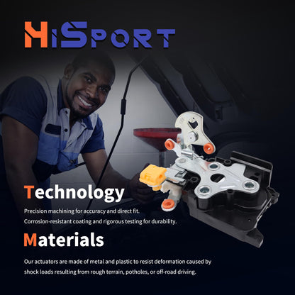 HiSport Door Latch Assembly LH Left Driver Front 15111447 Replacement for Buick Cadillac Chevy GMC Sonoma S10 Pickup Caprice Deville Roadmaster Cruiser